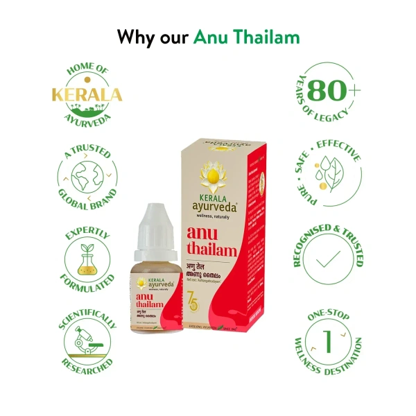 Kerala Ayurveda Anu Taila - Kerala  - 30ml