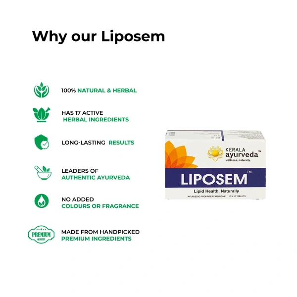 KAPLKerala Ayurveda Liposem Tablets - Kerala - 100Tablets
