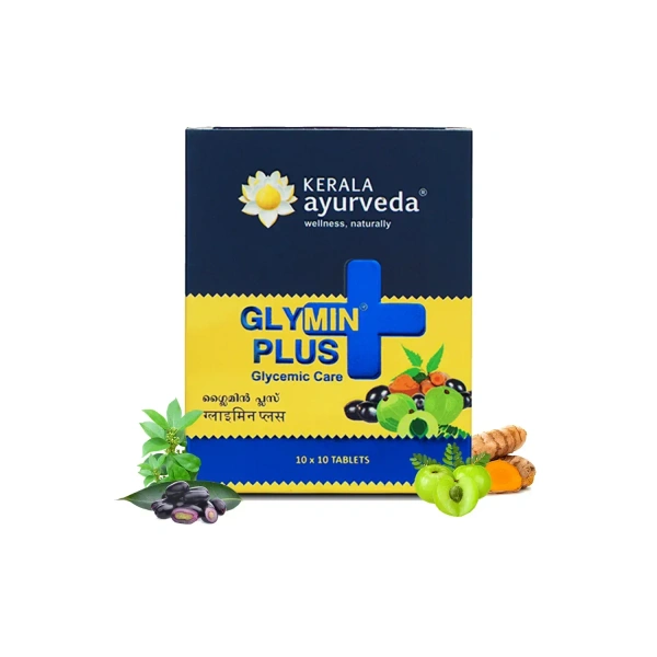 Kerala Ayurveda Glymin Plus Tablets - Kerala  - 100Tablets
