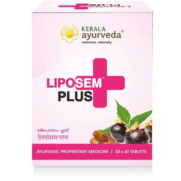 Kerala Ayurveda Liposem Plus Tablets - Kerala  - 100Tablets