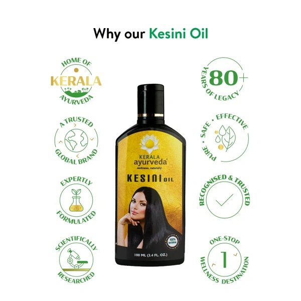 Kerala Ayurveda Kesini Hair Oil - Kapl - 100ml