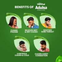 DABUR INDIA LIMITED Honitus Adulsa Cough Syrup - Dabur - 200ml