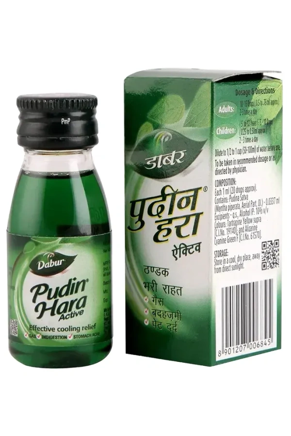 DABUR INDIA LIMITED Pudin Hara Active Syrup - Dabur  - 30Ml