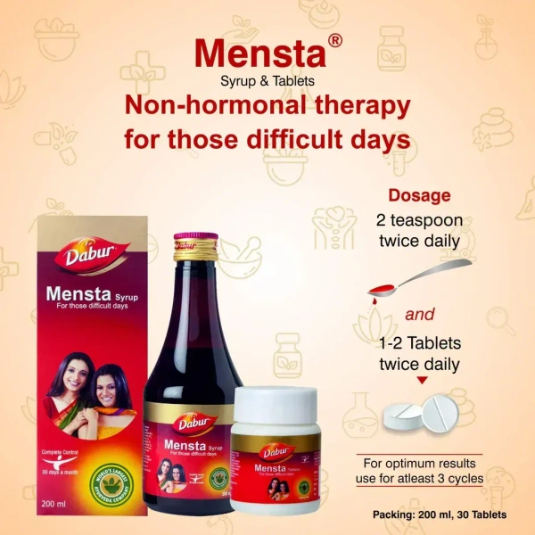 DABUR INDIA LIMITED Mensta Syrup - Dabur  - 200Ml
