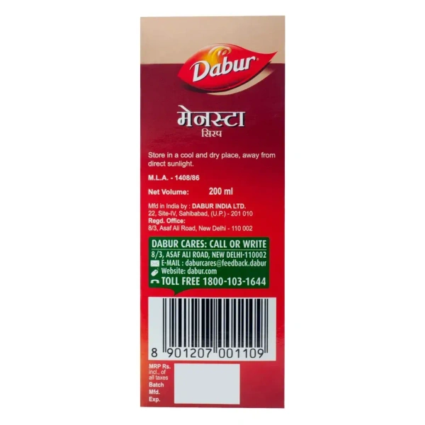 DABUR INDIA LIMITED Mensta Syrup - Dabur  - 200Ml