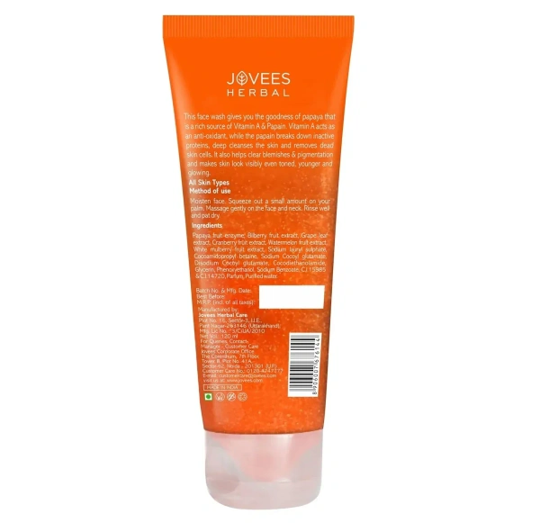 JOVEES HERBAL CARE Papaya Face Wash - Jovees - 50ml