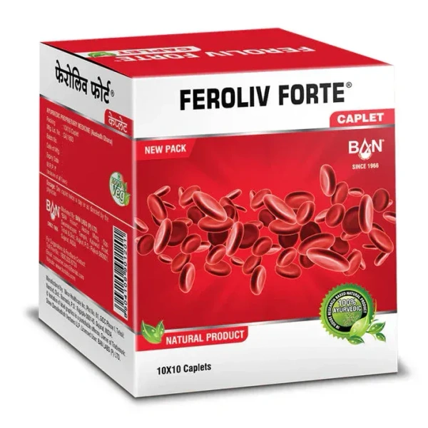 BAN LABS Feroliv Forte Capsule - Ban Lab - 100Tablet