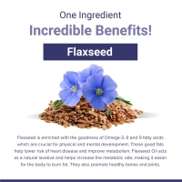 SRI SRI AYURVEDA Flaxseed Oil Capsules Omega - Sri Sri - 60 Capsules