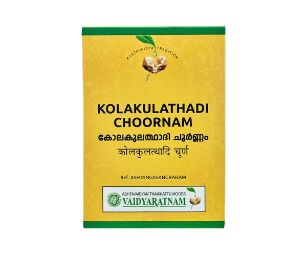 VAIDYARATHNAM Kolakulathadi Choorna - Vaidyaratnam - 100Gm