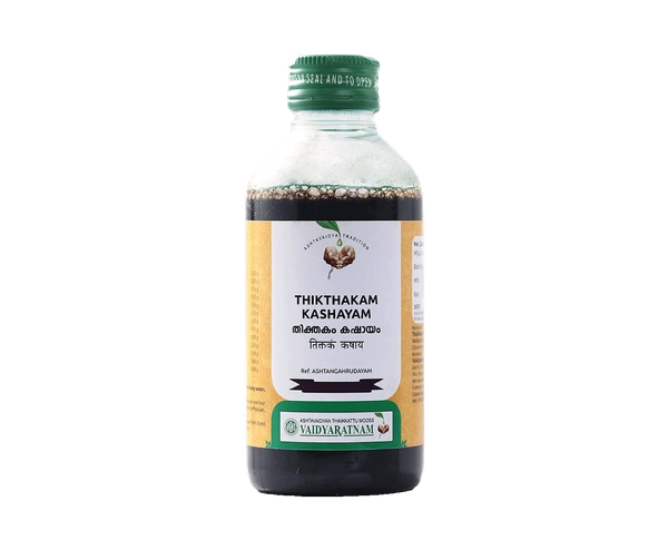 VAIDYARATHNAM Thikthakam Kashayam - Vaidyaratnam - 200Ml