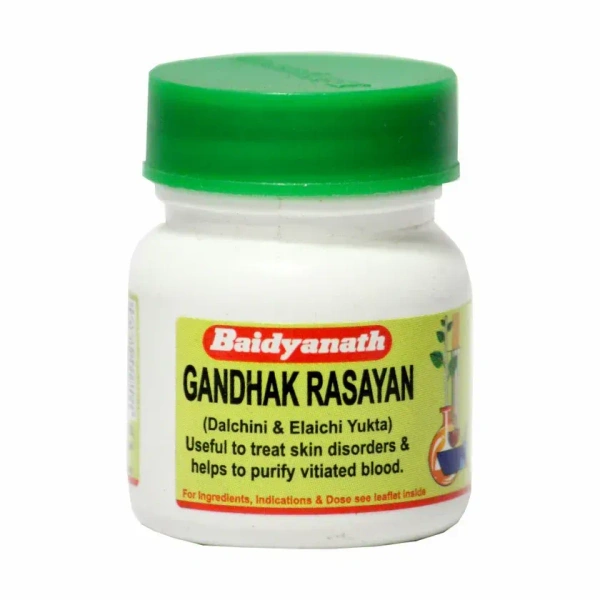 BAIDYANATH  Gandhak Rasayana - Baidyanath - 40Tablet