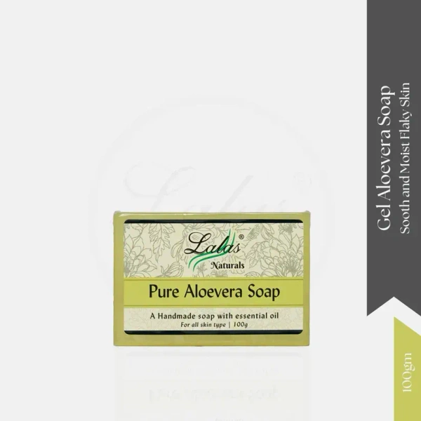 LALA DAWASAZ PVT LTD Pure Aloe Vera Soap - Lalas - 100G