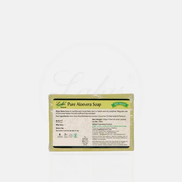 LALA DAWASAZ PVT LTD Pure Aloe Vera Soap - Lalas - 100G