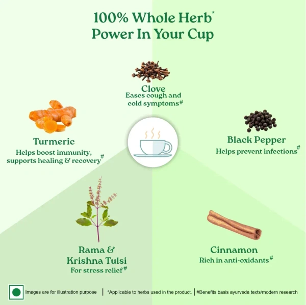 ORGANIC INDIA Tulsi Ginger Turmeric - Organic - 25Bags