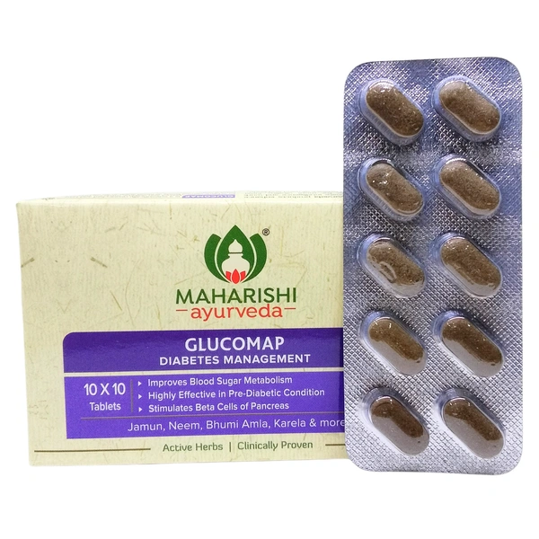MAHARISHI AYURVEDA  Glucomap Tablet - Maharishi - 10Tablets
