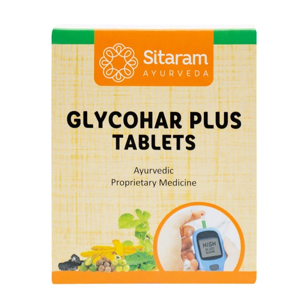 SITARAM AYURVEDA  Glycohar Plus - Sitaram - 60Tablet