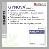 MILLENNIUM HERBALS Gynova Tablet - Millennium - 10Tablets