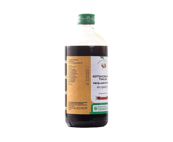VAIDYARATHNAM Kottamchukkadi Tail - Vaidyaratnam - 450Ml