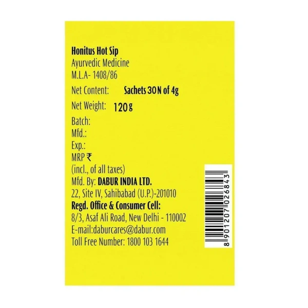 DABUR INDIA LIMITED Honitus Hot Sip  - Dabur - 4gm