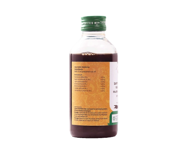VAIDYARATHNAM Sapthasaram Kashyam - Vaidyaratnam - 200Ml