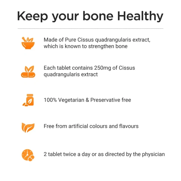 HIMALAYA DRUGS Hadjod Tablet - Himalaya - 60Tablets