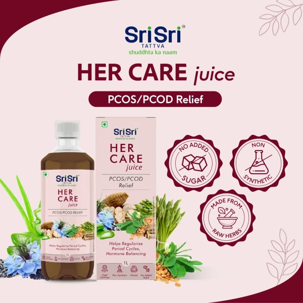 SRI SRI AYURVEDA Her Care Juice - Sri Sri - 1L