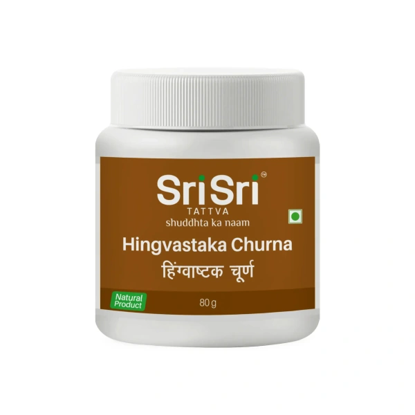 SRI SRI AYURVEDA Hingvashtaka Churna - Sri Sri - 80Gm