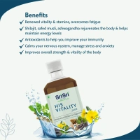 SRI SRI AYURVEDA His Vitality  Juice - Sri Sri - 1L