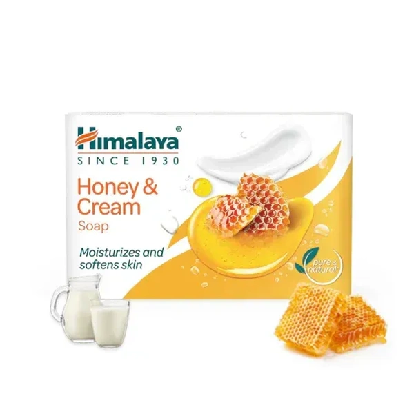 HIMALAYA PHARMACY Honey And Cream Soap - Himalaya - 125g