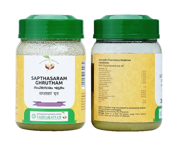 VAIDYARATHNAM Sapthasaram Grutham - Vaidyaratnam - 150Gm