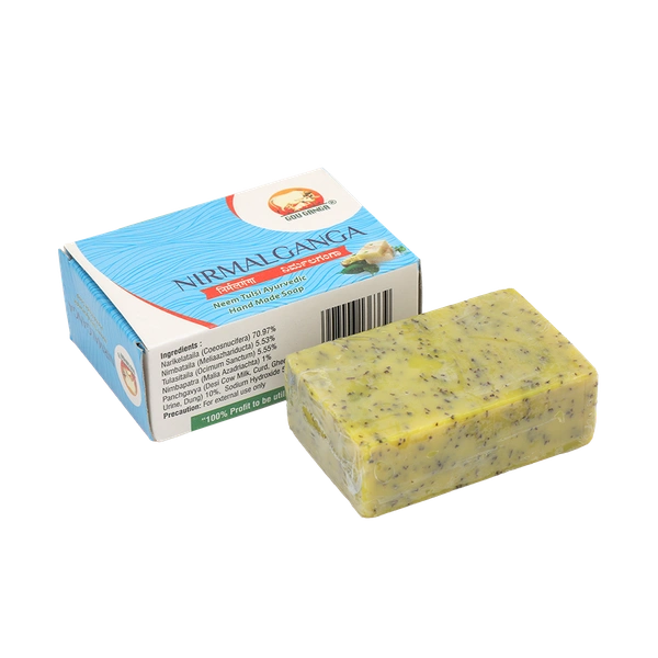 MAA GOU PRODUCTS LTD Gou Neem Tulsi Soap 100Gm-Maa Gou - 100Gm