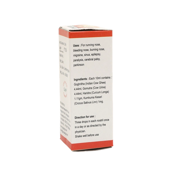 MAA GOU PRODUCTS LTD Gou Ganga Nasa Sanjivini Drops - Maa Gou - 20Ml