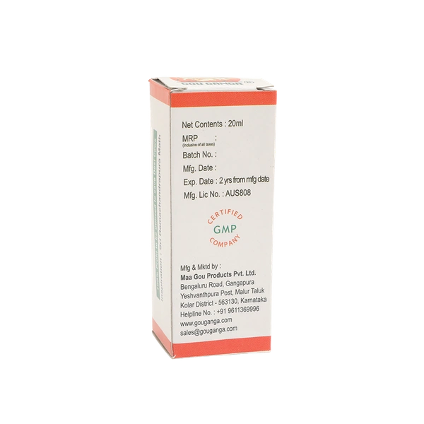 MAA GOU PRODUCTS LTD Gou Ganga Nasa Sanjivini Drops - Maa Gou - 20Ml