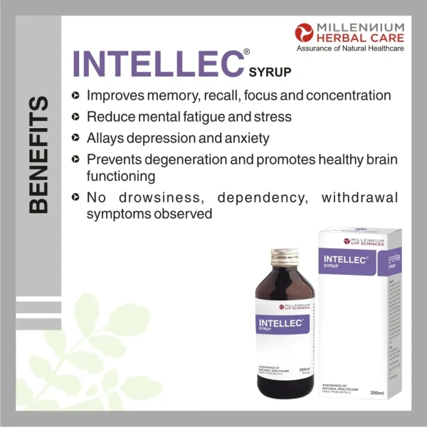MILLENNIUM HERBALS Intellec Syrup - Millennium - 100ml