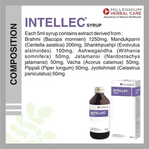 MILLENNIUM HERBALS Intellec Syrup - Millennium - 100ml