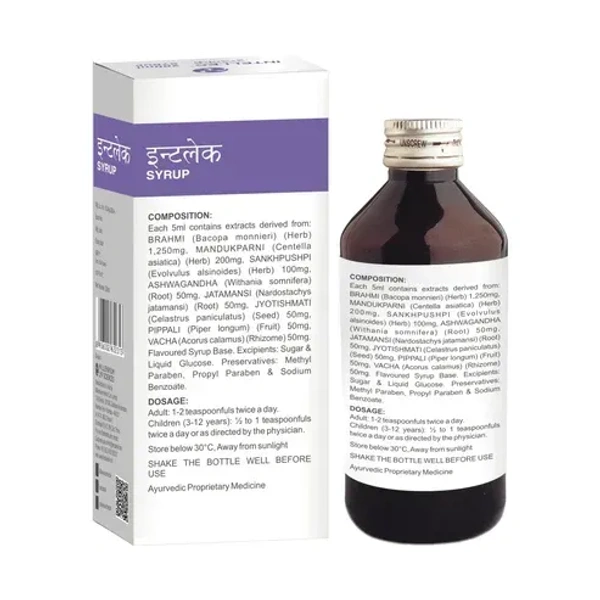 MILLENNIUM HERBALS Intellec Syrup - Millennium - 100ml
