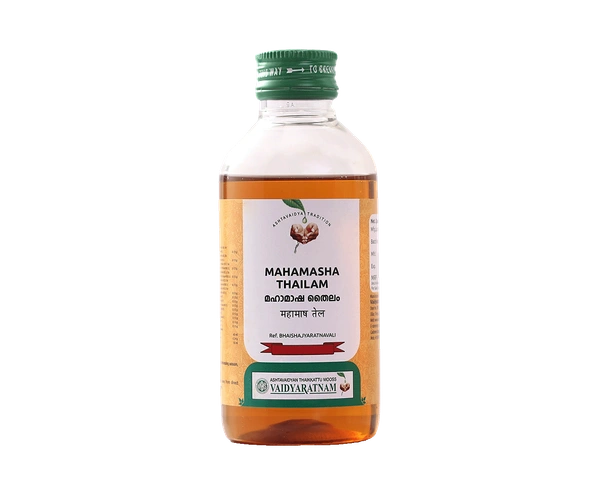 VAIDYARATHNAM Maha Masha Tail - Vaidyaratnam - 200Ml