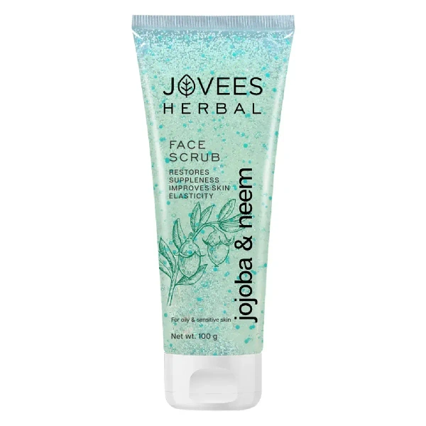 JOVEES HERBAL CARE Jojoba & Neem Face Scrub - Jovees - 100g