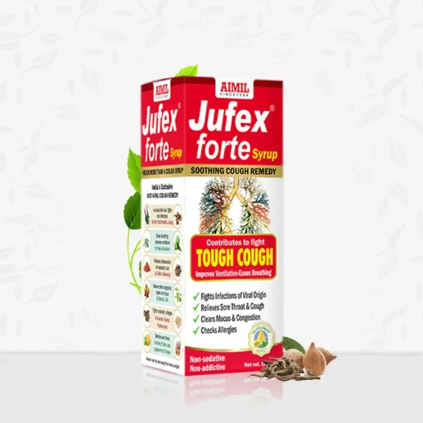 AIMIL PHARMACEUTICAL Jufex Forte Syrup - Aimil  - 100Ml