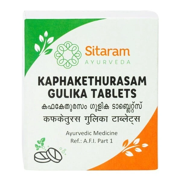 SITARAM AYURVEDA  Kapha Kethu Rasam Gulika  - Sitaram - 100Capsule