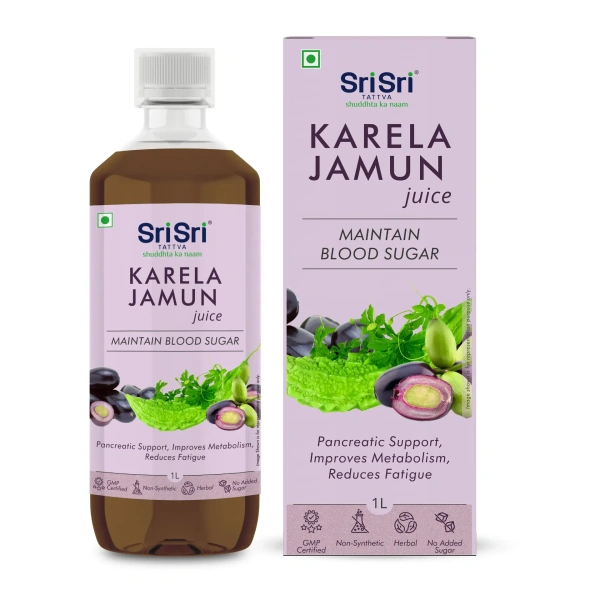 SRI SRI AYURVEDA Karela Jamun Juice - Sri Sri - 500Ml