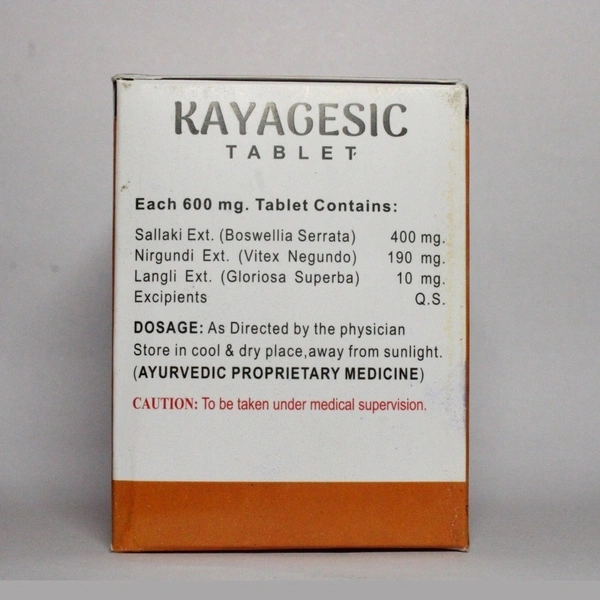 KAYASHAKTHI HERBAL  Kayagesic Tablets - Kayashakthi - 10Tablets