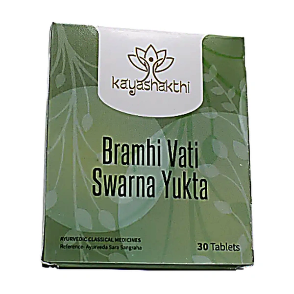 KAYASHAKTHI Brahmi Vati Swarna Yukta - Kayashakti - 30 Tab
