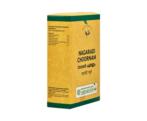 VAIDYARATHNAM Nagaradi Choornam - Vaidyaratnam - 50Gm