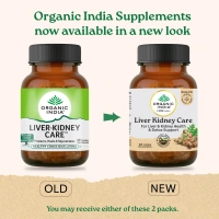 ORGANIC INDIA Liver Kidney Care Capsule - Organic - 60Capsule