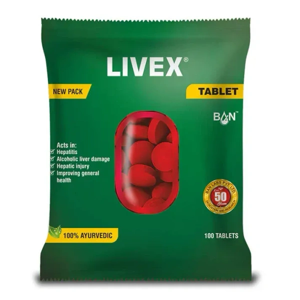 BAN LABS  Livex Tab - Ban Lab - 100Tablet