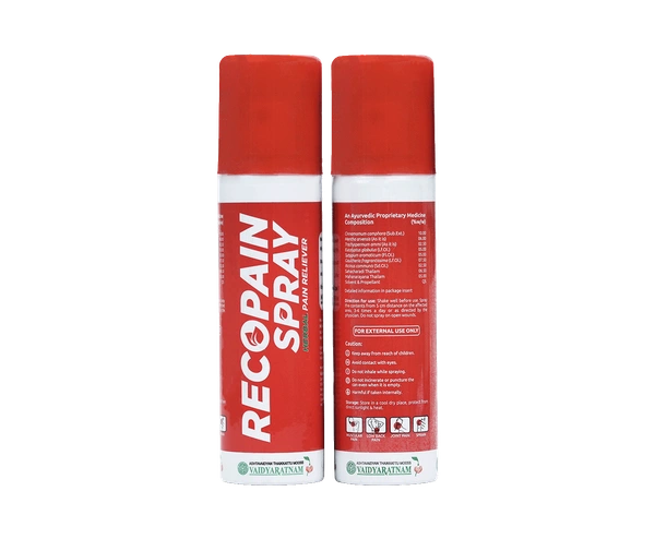 VAIDYARATHNAM Recopain Spray - Vaidyaratnam - 60Ml