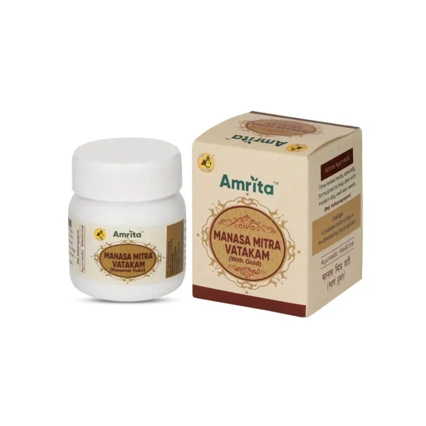 AMRITA DRUGS  Manasmitra Vatakam (Gold) - Amrita - 30 Tablet