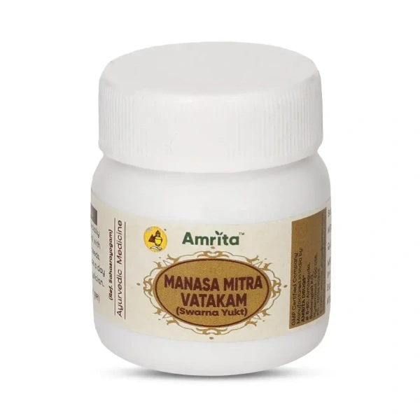 AMRITA DRUGS  Manasmitra Vatakam (Gold) - Amrita - 30 Tablet