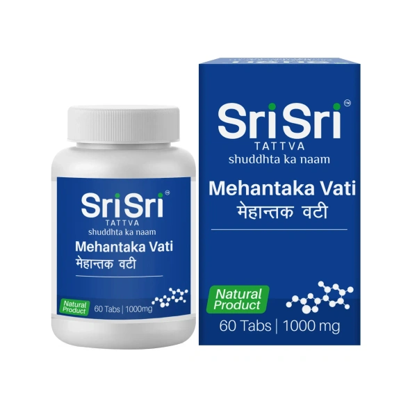 SRI SRI AYURVEDA Mehantaka Vati - Sri Sri - 60 Tablets